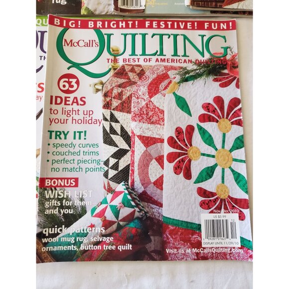 9 McCalls Quilting Magazines Lot 20012002 2003 2008 2010 2011 2015 2018 Issues - Picture 4 of 13